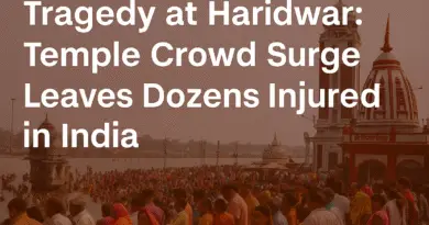 Tragedy at Haridwar: Temple Crowd Surge Leaves Dozens Injured in India