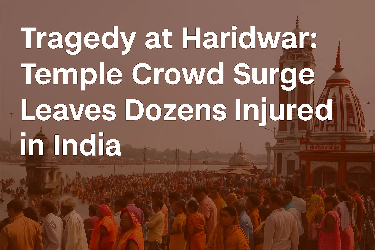 Tragedy at Haridwar: Temple Crowd Surge Leaves Dozens Injured in India